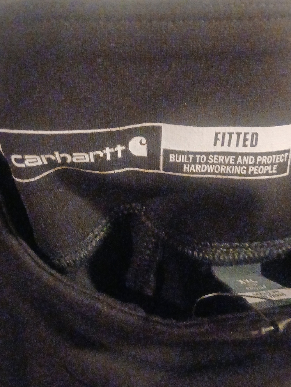 Carhartt Black Women's Work Tapered Pants - Picture 5 of 8